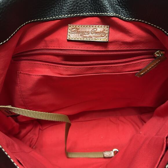 Dooney & Bourke Pebble Grain Logo Lock Shoulder Bag - Picture 7 of 12